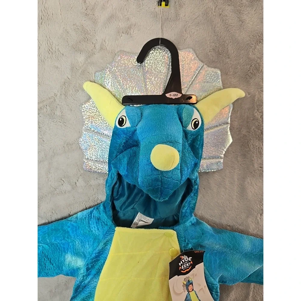 TRICERATOPS Dinosaur Halloween Costume Infant Size 0-6 mth